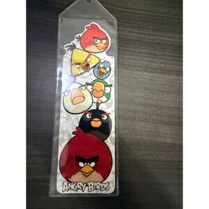 Angry Birds Die Cut Bookmark Antioch Trends Rovio BM8515 with Clear Sleeve